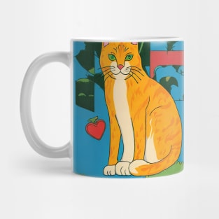 Card cat love cat Mug